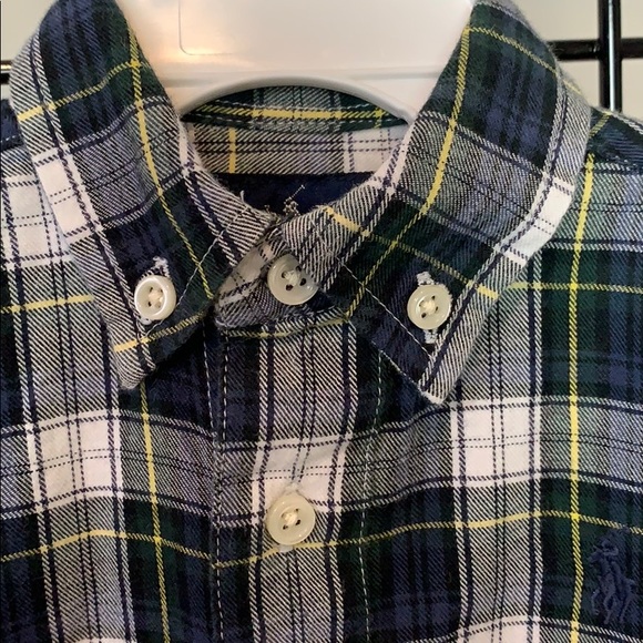 RALPH LAUREN Plaid Coverall, EC Boy 12M - Picture 5 of 6